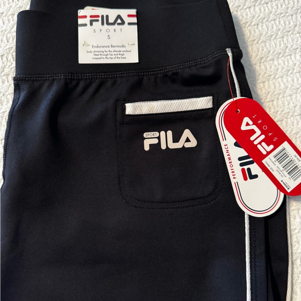 Fila Sport Black Performance Shorts
